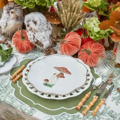 Mrs. Alice Glassware Sets|Olive Rim Swirl Glassware Set