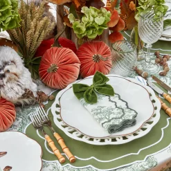 Mrs. Alice Glassware Sets|Olive Rim Swirl Glassware Set