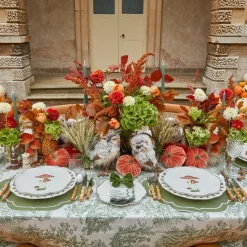 Mrs. Alice Glasses|Olive Rim Swirl Water Glass (Set Of 4)