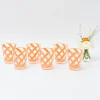 Mrs. Alice Glasses|Orange Swirl Outdoor Glasses (Set Of 6)