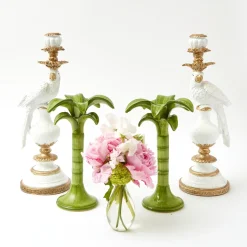Mrs. Alice Candle Holders|Palm Leaf Candle Holder (Large)