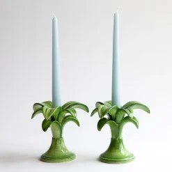 Mrs. Alice Candle Holders|Palm Leaf Candle Holder (Small)