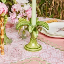 Mrs. Alice Candle Holders|Palm Leaf Candle Holder (Small)