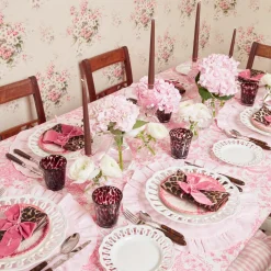 Mrs. Alice Napkin Rings, Bows & Wreaths|Personalised Dusty Pink Napkin Bow