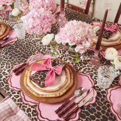 Mrs. Alice Napkin Rings, Bows & Wreaths|Personalised Dusty Pink Napkin Bow