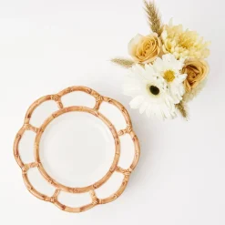 Mrs. Alice Starter Plates|Petal Bamboo Ceramic Starter Plate