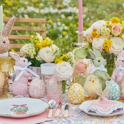 Mrs. Alice Candle Holders|Pink & Green Camille Candle Set (Pink Candles)