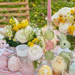 Mrs. Alice Candlescapes|Pink & Green Camille Candle Set (Green Candles)