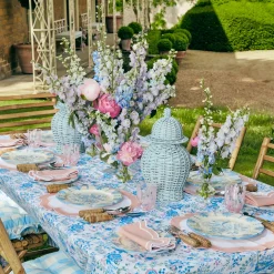 Mrs. Alice Napkins|Pink Applique Napkins (Set Of 4)