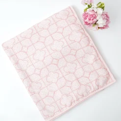 Mrs. Alice Tablecloths|Pink Bamboo Trellis Tablecloth