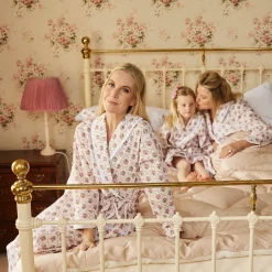 Women Mrs. Alice Alice Nightdresses|Pink Bouquet Dressing Gown