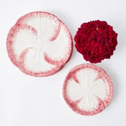 Mrs. Alice Lettuce Crockery|Pink Capri Lettuce Starter Plate