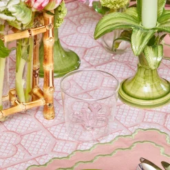 Mrs. Alice Glasses|Pink Coral Glasses (Set Of 4)