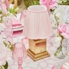 Mrs. Alice Lamps & Lighting|Pink Lotus Lampshade