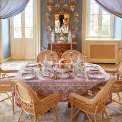 Mrs. Alice Candlescapes|Pink Parrot Candlescape