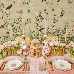 Mrs. Alice Napkins|Pink Penelope Napkins (Set Of 4)