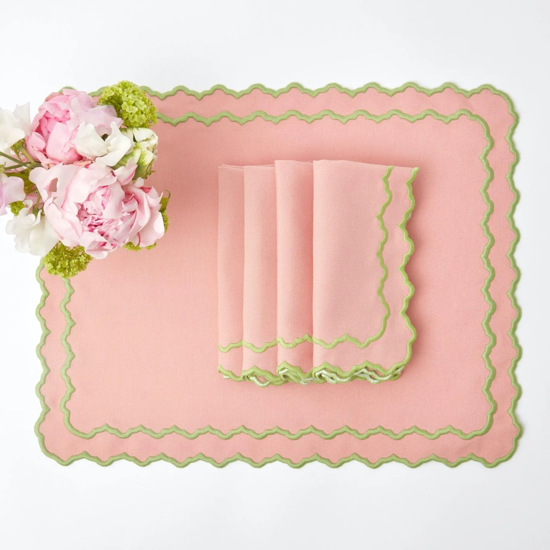 Mrs. Alice Placemats|Pink Penelope Placemats (Set Of 4)