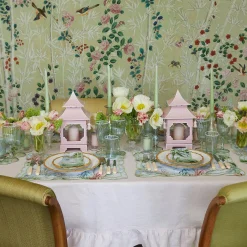 Mrs. Alice Pagodas & Lanterns|Powder Pink Pagoda Lantern