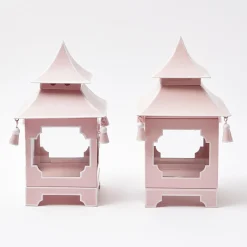 Mrs. Alice Pagodas & Lanterns|Powder Pink Pagoda Lantern