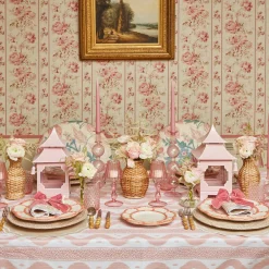 Mrs. Alice Pagodas & Lanterns|Powder Pink Pagoda Lantern