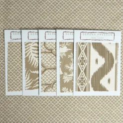 Mrs. Alice Serena Fresson Fabrics|Putty Lotus Flower Fabric