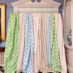 Mrs. Alice Serena Fresson Fabrics|Putty Trailing Ferns Fabric