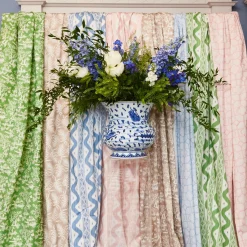 Mrs. Alice Serena Fresson Fabrics|Putty Trailing Ferns Fabric