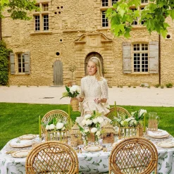 Mrs. Alice Glassware Sets|Raffia Water Glasses & Jug Set