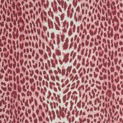 Mrs. Alice Serena Fresson Fabrics|Raspberry Pink Leopard Fabric