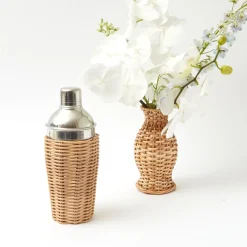 Mrs. Alice Rattan Tableware|Rattan Cocktail Shaker