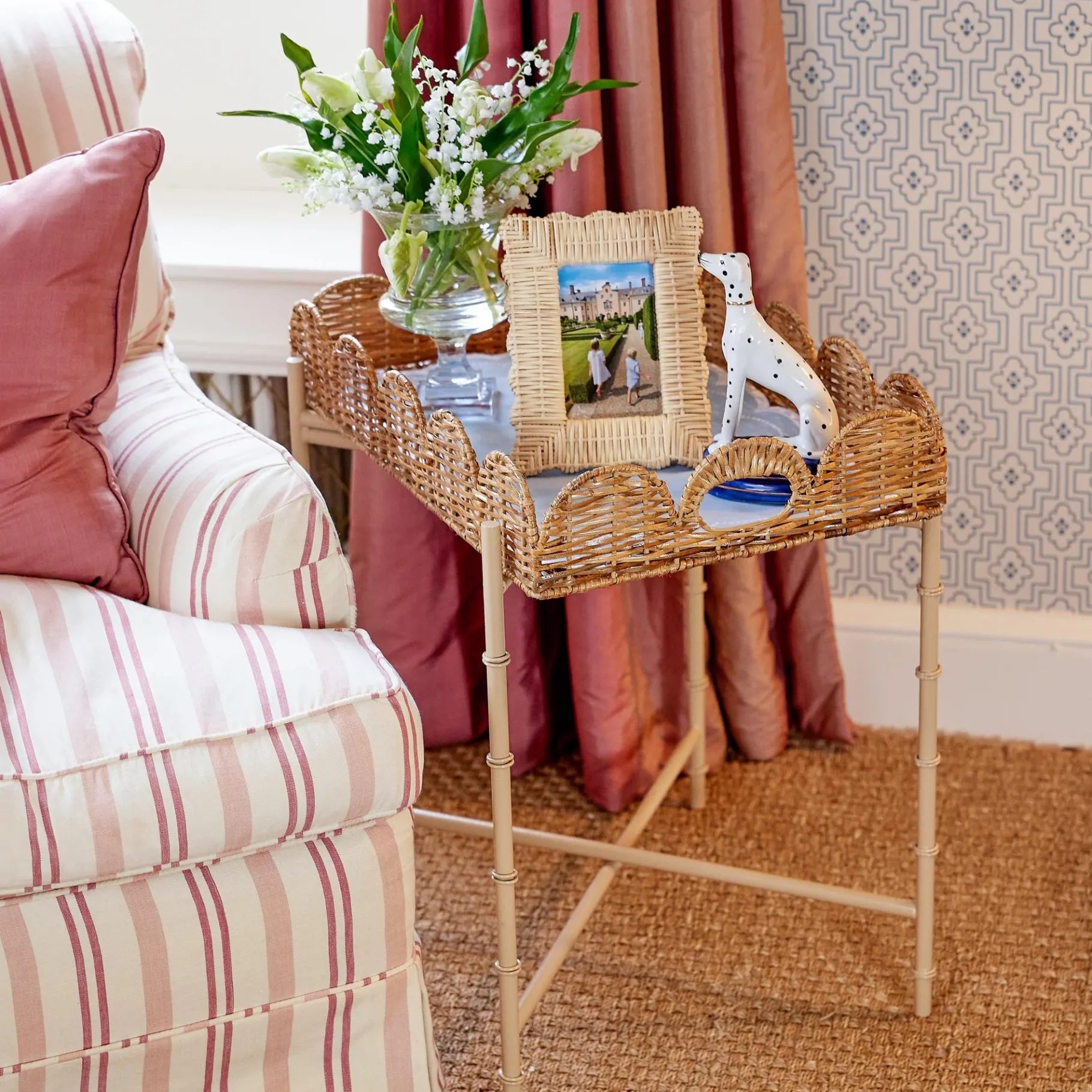 Mrs. Alice Rattan Tableware|Rattan Photo Frame (Pair)