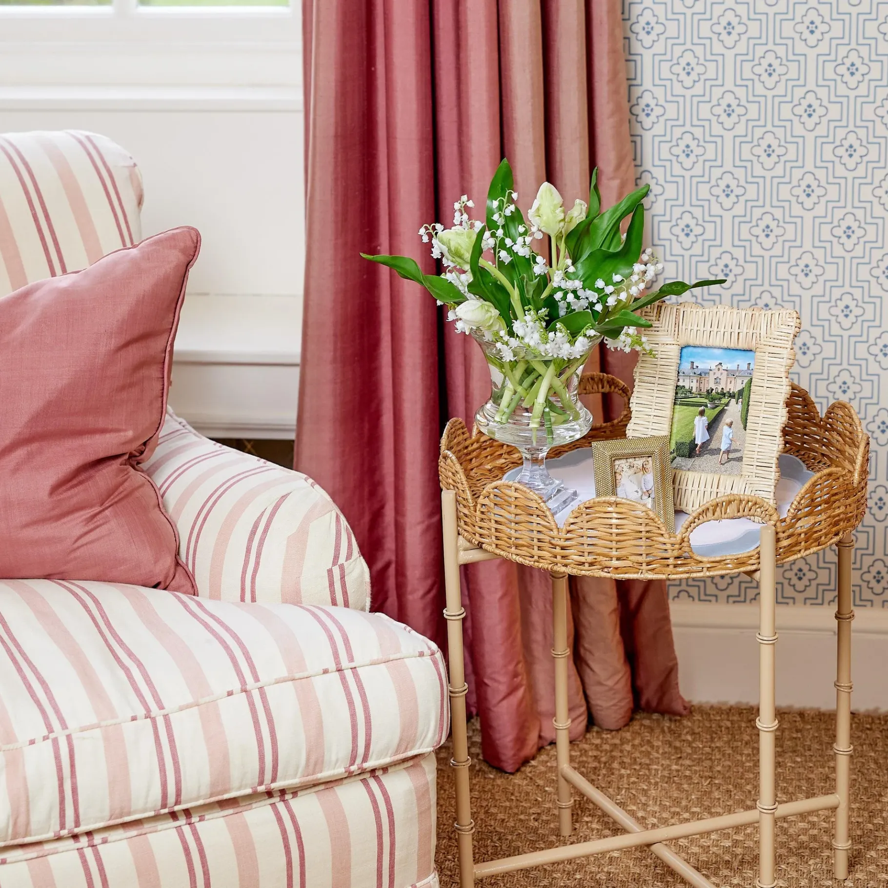 Mrs. Alice Rattan Tableware|Rattan Photo Frame (Pair)