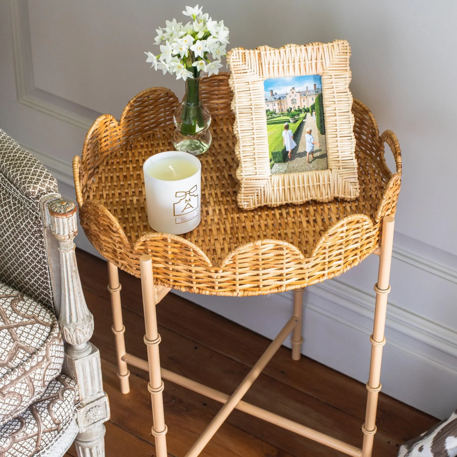 Mrs. Alice Rattan Tableware|Rattan Photo Frame (Pair)