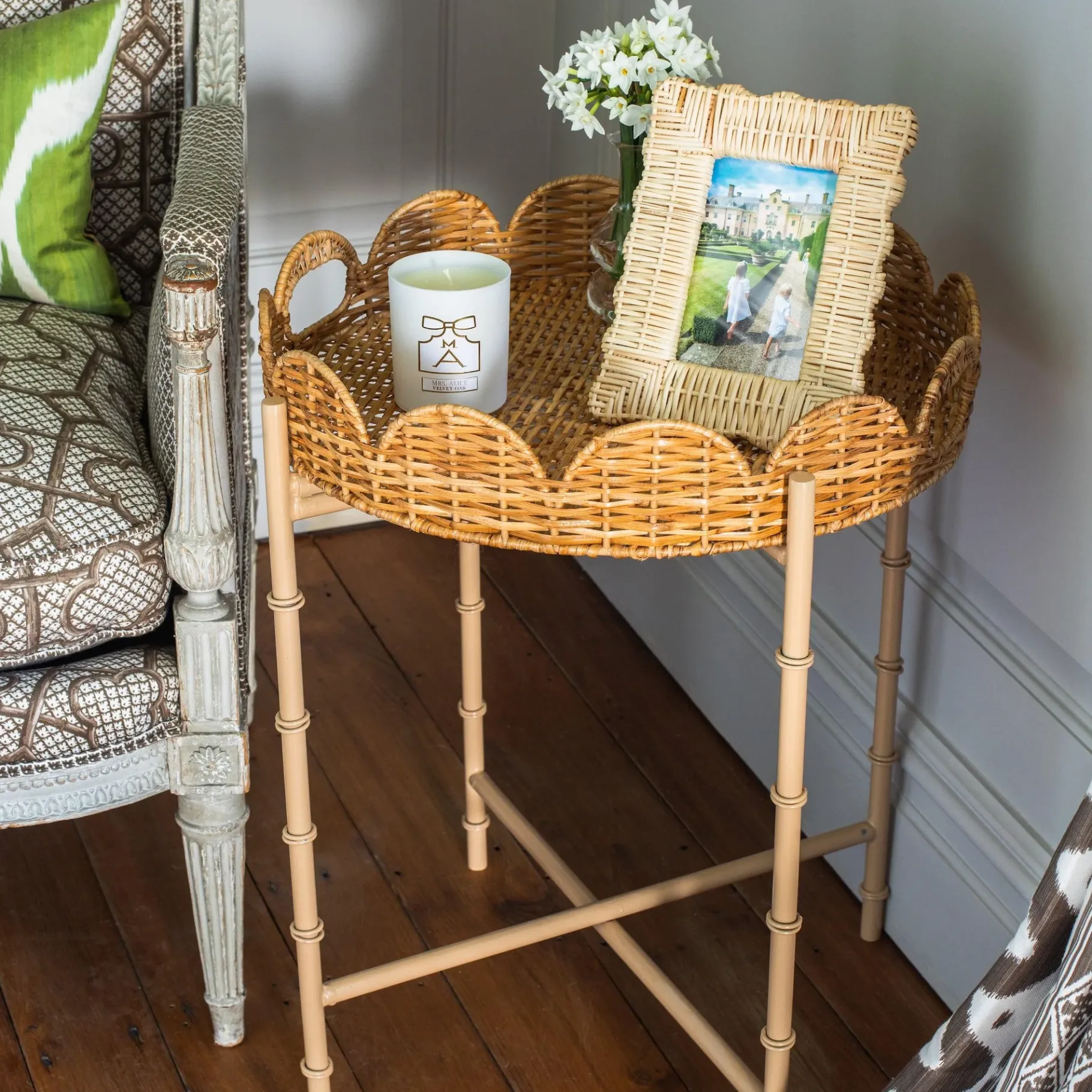 Mrs. Alice Rattan Tableware|Rattan Photo Frame (Pair)