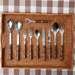 Mrs. Alice Trays & Liners|Rattan Tray