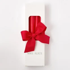Mrs. Alice Candles|Red Candles (Set Of 8)