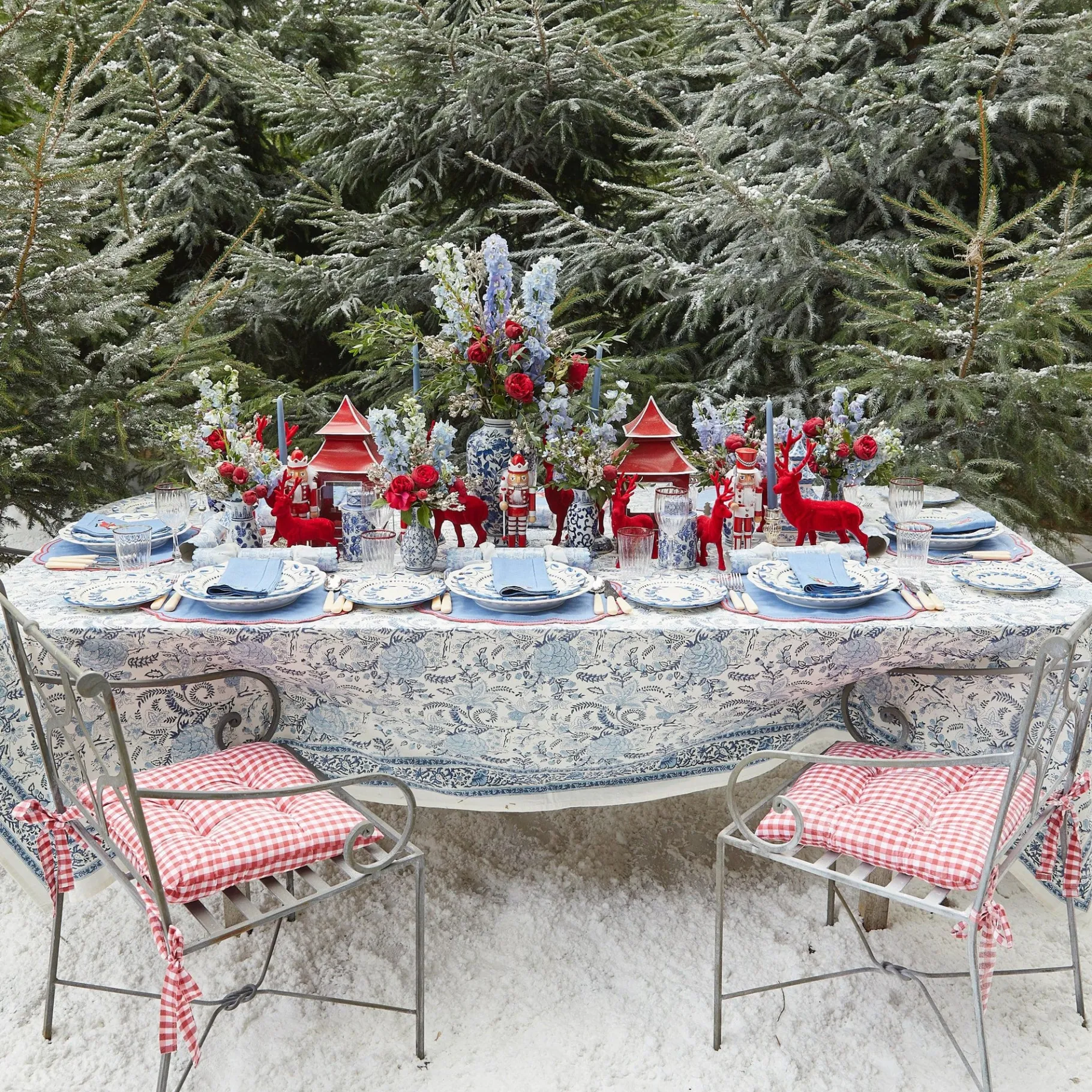 Mrs. Alice Glassware Sets|Red Rim Glassware (Set Of 8)