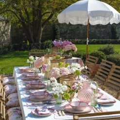 Mrs. Alice Jugs|Rose Hobnail Jug With Emerald Handle