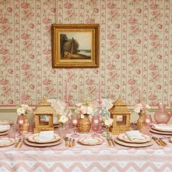 Mrs. Alice Jugs|Rose Pink Hobnail Jug