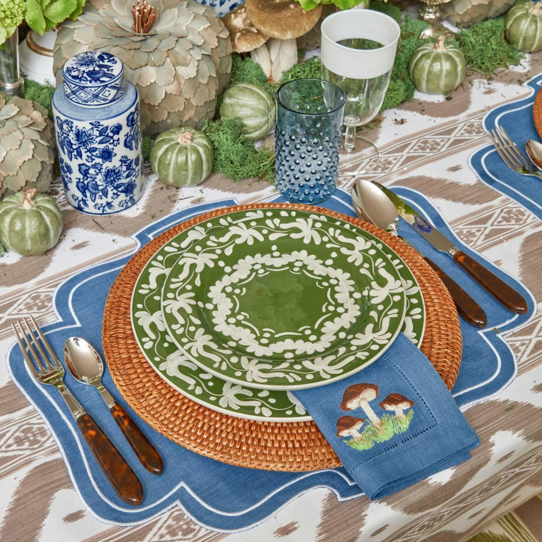 Mrs. Alice Vases|Round Chinoiserie Ginger Jars (Pair)