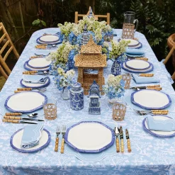 Mrs. Alice Vases|Round Chinoiserie Ginger Jars (Pair)