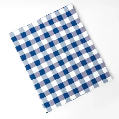 Mrs. Alice Tablecloths|Royal Blue Gingham Tablecloth