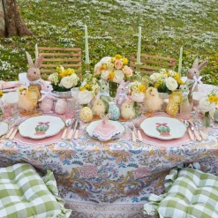 Mrs. Alice Dinner Plates|Scalloped Easter Dinner & Starter Plate (Set Of 8)