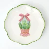 Mrs. Alice Dinner Plates|Scalloped Easter Dinner Plate