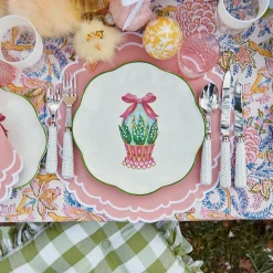 Mrs. Alice Dinner Plates|Scalloped Easter Dinner Plate