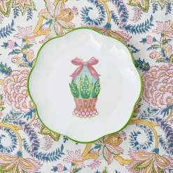 Mrs. Alice Dinner Plates|Scalloped Easter Dinner Plate