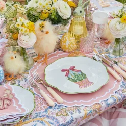 Mrs. Alice Crockery Sets|Scalloped Easter Dinner Plate (Set Of 4)