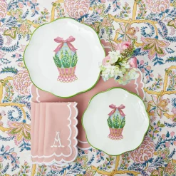 Mrs. Alice Starter Plates|Scalloped Easter Starter Plate