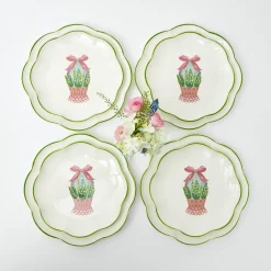 Mrs. Alice Starter Plates|Scalloped Easter Starter Plate