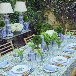 Mrs. Alice Crockery Sets|Scalloped Lily Of The Valley Starter Plate (Set Of 4)